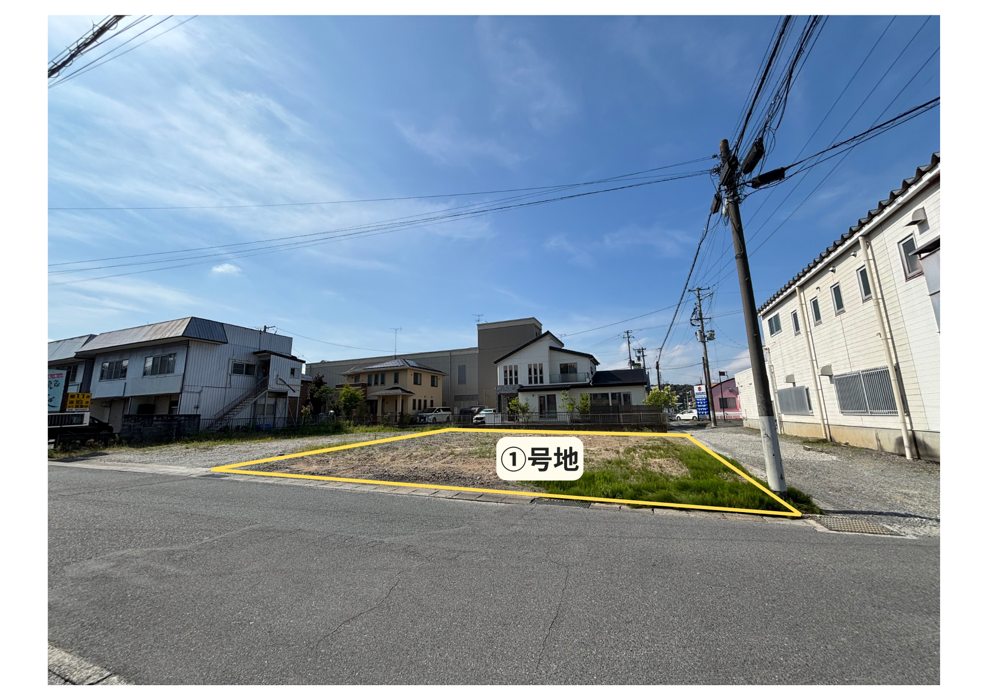 下好間売地①号地（約75坪）